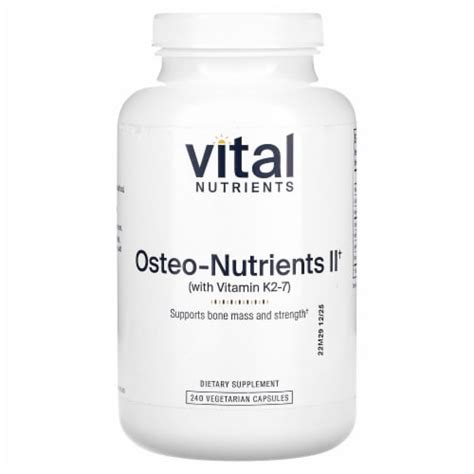 Vital Nutrients Osteo Nutrients Ii With Vitamin K Vegetarian