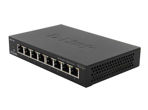 D Link 8 Port Gigabit Unmanaged Desktop Switch DGS 108 Help Tech Co Ltd