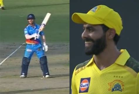 Ipl Dc Vs Csk David Warner Taunts Ravindra Jadeja With Chennai