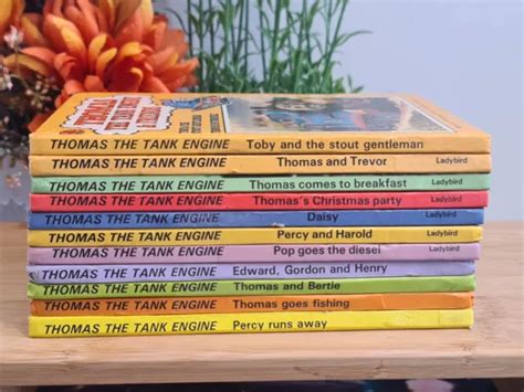 X8 RARE VINTAGE 1st Edition Thomas The Tank Engine Hardback Books