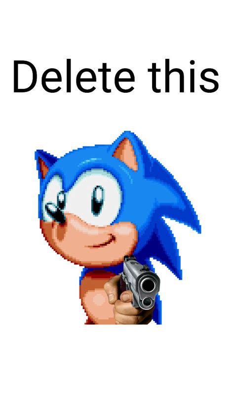 Sonic Says Delete This By Thatsmashguy On Deviantart