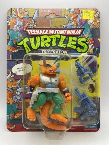 🐢 Vintage Tmnt Triceraton Moc And Unpunched 🐢 4634216780