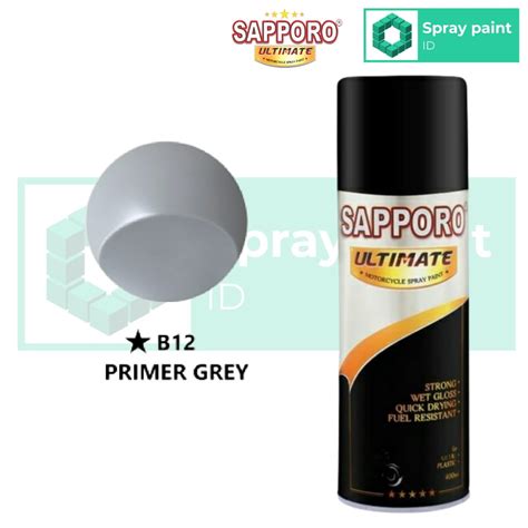 Jual SAPPORO ULTIMATE 400ml PRIMER GREY B12 SURFACER POXY EPOXY CAT