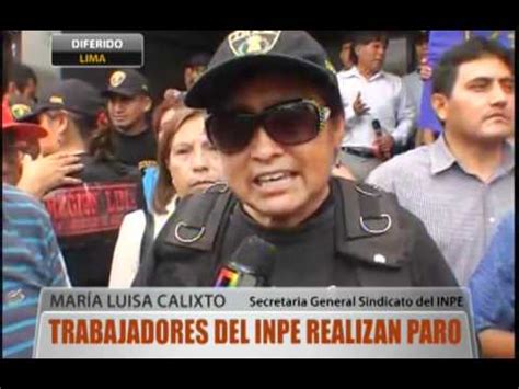 Trabajadores Del INPE Realizan Paro YouTube