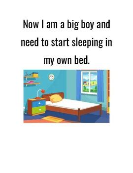 Sleeping In My Own Bed Social Story By Nora Rigolosi TPT