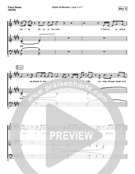 Hymn Of Heaven Sheet Music PDF Phil Wickham PraiseCharts