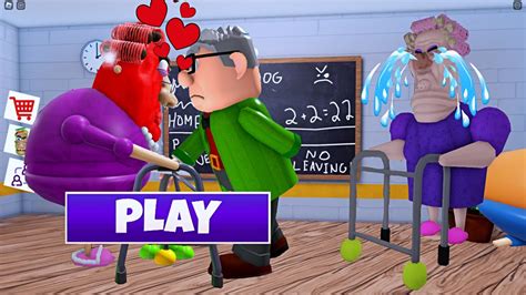 Secret Update Evil Grandma Fall In Love With Grandpa Obby Roblox Roblox Obby Youtube