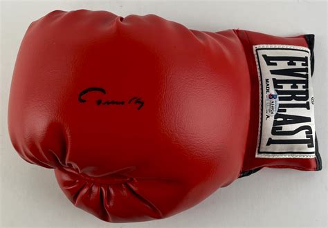 Lot Detail Muhammad Ali Signed Red Everlast Boxing Glove With