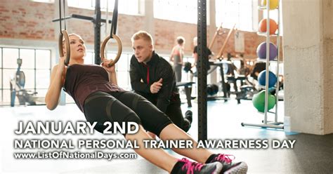 NATIONAL PERSONAL TRAINER AWARENESS DAY