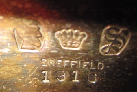 English Silver Marks Marks And Hallmarks Of Sheffield Sterling Silver 20a