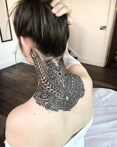 Cal Jenx Henna Neck Neck Tattoo Tattoos