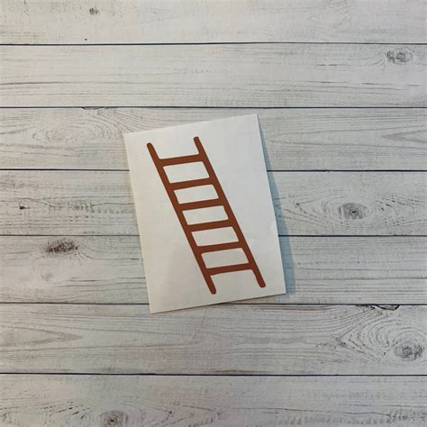 Ladder Decal Ladder Vinyl Decal Ladder Sticker Ladder Decoration