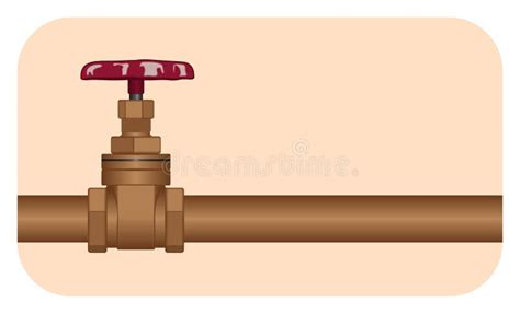 Water Tap Valve Diagram Stock Vector Illustration Of Industry