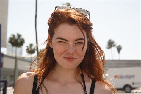 Redhead Freckles Women Sabrina Lynn Hd Wallpaper