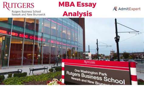 2023 2024 Rutgers Business School Mba Essay Analysis