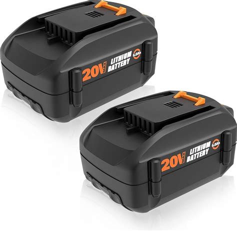 Vanon 60ah Wa3520 20v Replacement For Worx Battery 20v Lithium Ion Wa3520 Wa3525 Wg151s Wg155s