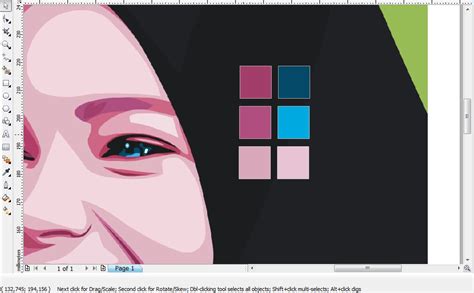 Belajar Desain Grafis Mengambil Jenis Warna Dengan Eyedropper Di Corel