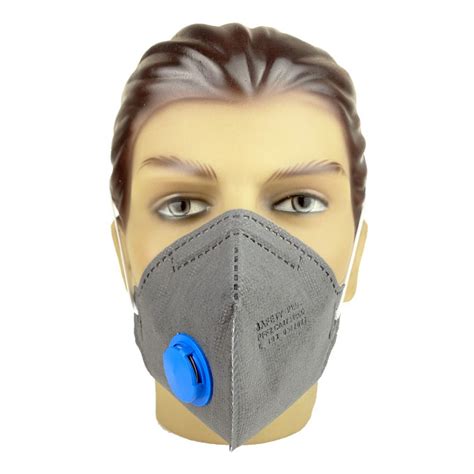 Respirador Semifacial Pff2 Válvula CO Cinza Safety Plus Ca 47349