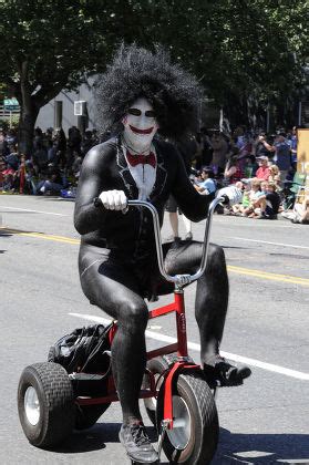 Body Painted Naked Cyclists Take Streets Editorial Stock Photo Stock