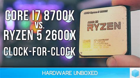 Ryzen 5 2600X vs. Core i7-8700K IPC Comparison, AMD's Hot On Intel's ...