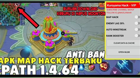 Reivew Apklikasi Map Hack VIP Kuroyama Terbaru Mobile Legends YouTube