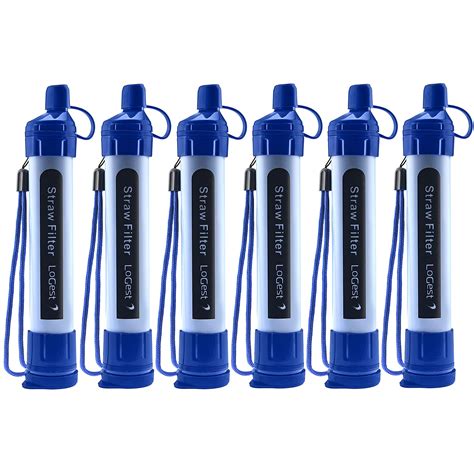 Mua 6 Pack Water Filter Straw Water Purifying Device Portable