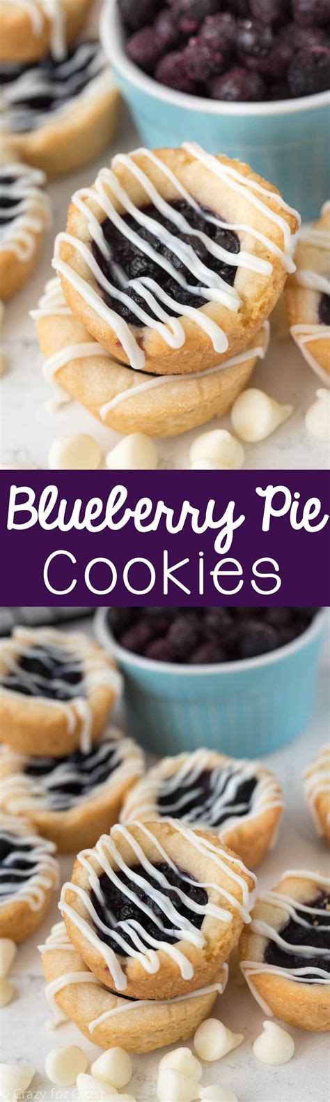 Blueberry Pie Cookies Crazy For Crust