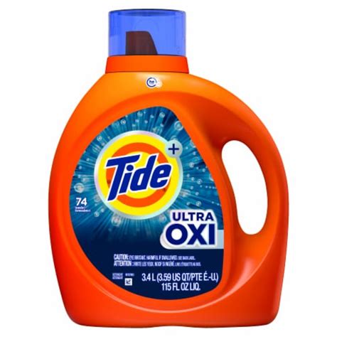 Tide With Ultra Oxi Original Scent Liquid Laundry Detergent Fl Oz