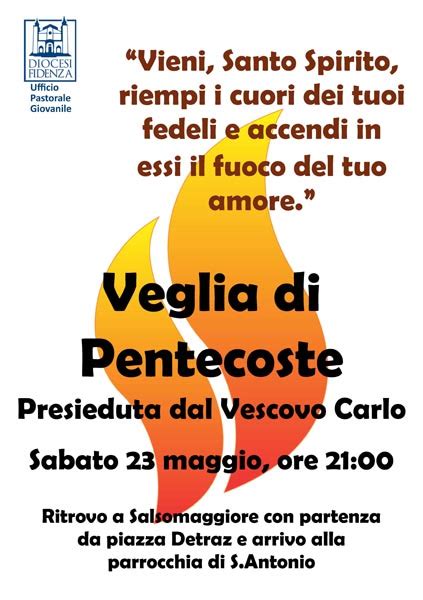 Veglia Di Pentecoste 2015 Diocesi Di Fidenza