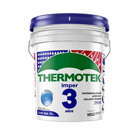 Impermeabilizante Fibratado Thermotek Doble Acci N A Os Cubeta L