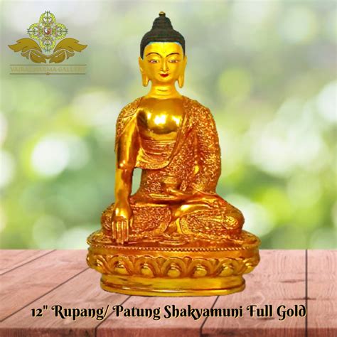 Jual Rupang Patung Arca Buddha Shakyamuni Inch Full Gold Shopee