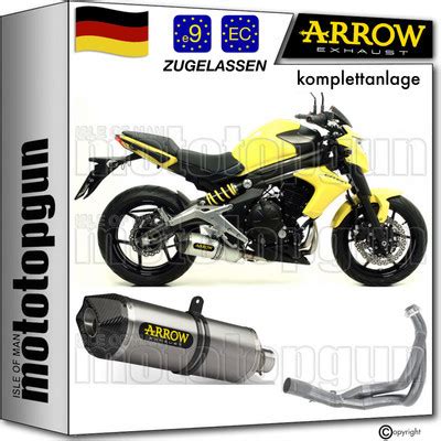 Komplettanlage Zugelassen Kat C Tech Arrow Fur Kawasaki Er N Er N