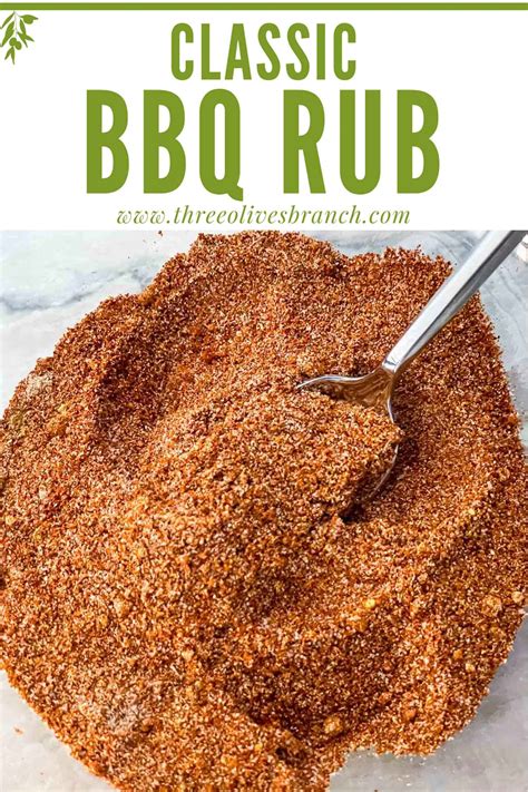 Homemade Bbq Rub Recipe Spices Sweetness And Versatility