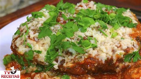 Bife à Parmegiana na Frigideira Tv Receitas YouTube