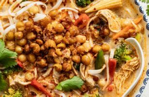 Thai Chickpea Chicken Noodle Soup Alberta Pulse Growers