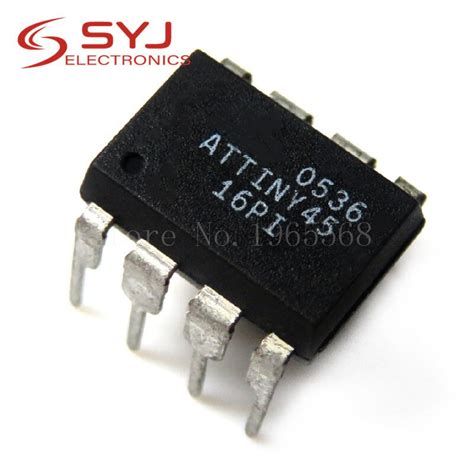 1pcs Lot Attiny45 20pu Attiny45 16pi Attiny45 Dip 8 In Stock