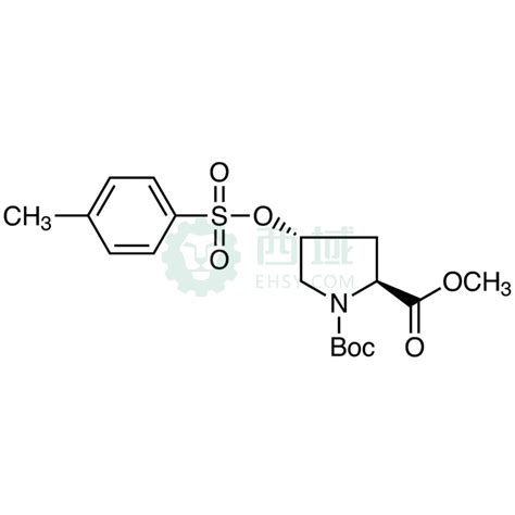 88043 21 4n 叔丁氧羰基 反 4 对甲苯磺酰氧基 L 脯氨酸甲酯 980200mg0 4°c【多少钱 规格参数 图片