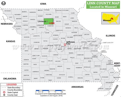 Linn County Map