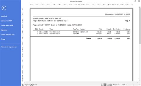 C C Mo Emito Un Informe De Las Facturas Pagadas En Efectivo