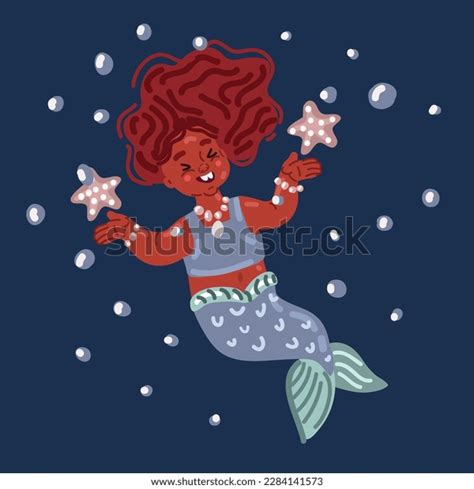 Cartoon Vector Illustration Little Afro Girl Stock Vector Royalty Free 2284141573 Shutterstock