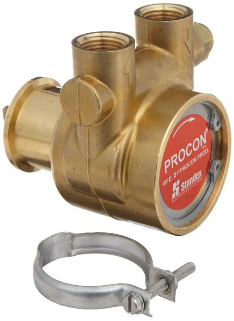 Procon 114b240f11ba Brass Rotary Vane Pump 1 2 Nptf 260 Gph Industrial Rotary Vane Pumps