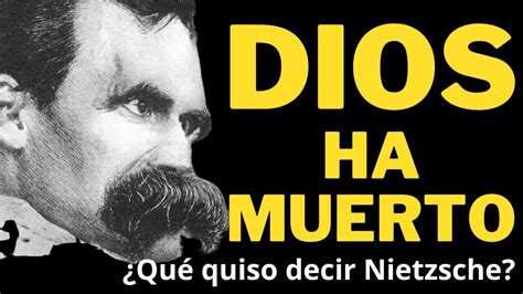 Dios Ha Muerto Nietzsche YouTube