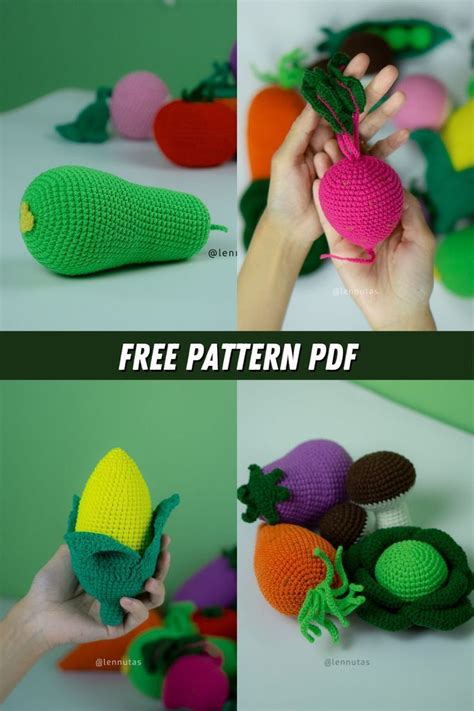 Free Vegetable Crochet Patterns Artofit