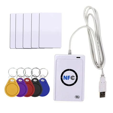 Acr122u Nfc Rfid Proximity Card Reader Usb With Usb Smart Card Writer Sdk Copy Clone Software