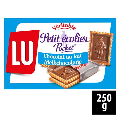 Lu Koekjes Scholiertje Chocolade 250 Gr Delhaize