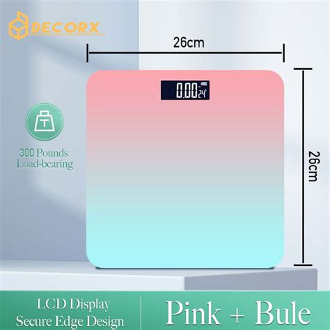 DecorX Electronic Scale Liquid Crystaldigital Weighing Scale Human Body