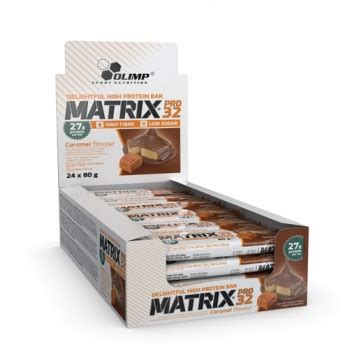 OLIMP Matrix Pro 32 Bar 80g Caramel 24pcs Per Box