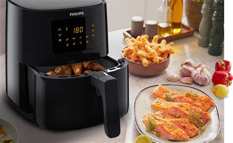 Philips Essential Ovi Mini Hd Czarny Air Fryer Frytkownica