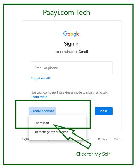 Learn How To Create A New Gmail Account Paayi Tech