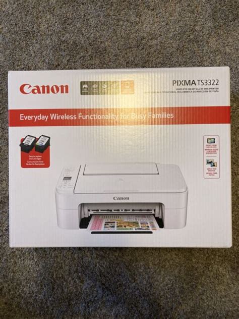 Canon Pixma Ts3322 Wireless Inkjet All In One Printer For Sale Online